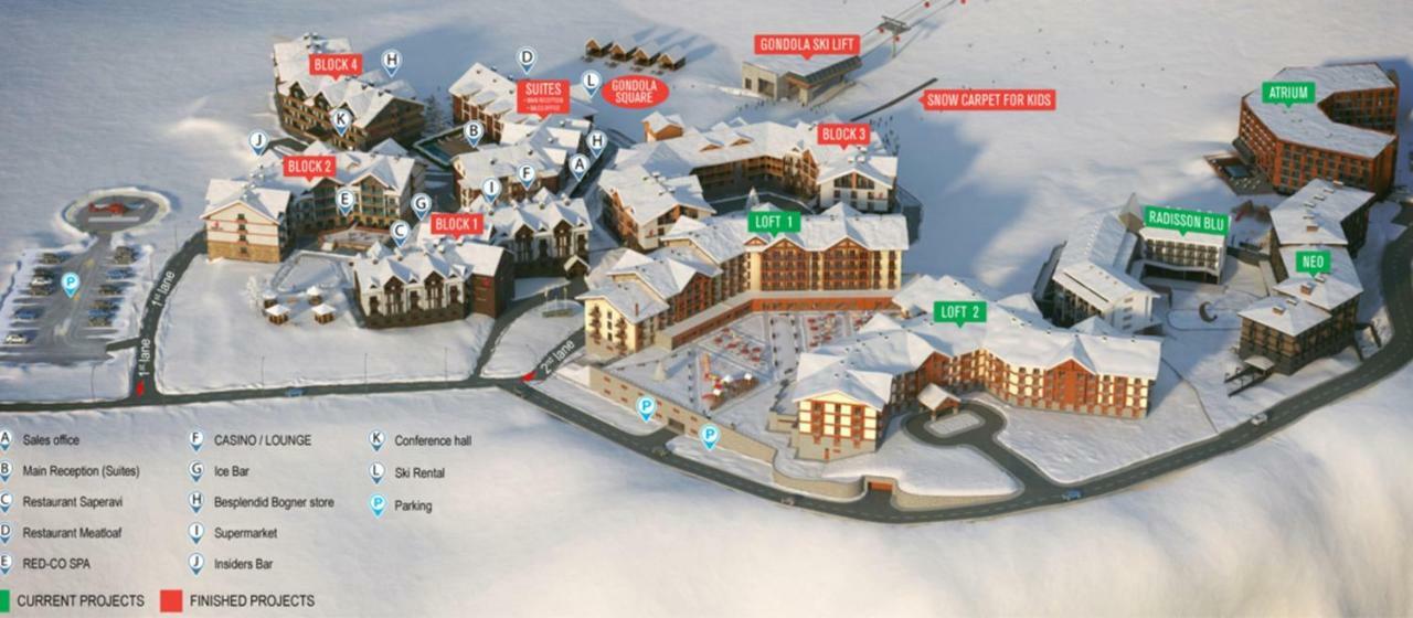 Two Level Apartment Near Gondola Гудаури Екстериор снимка